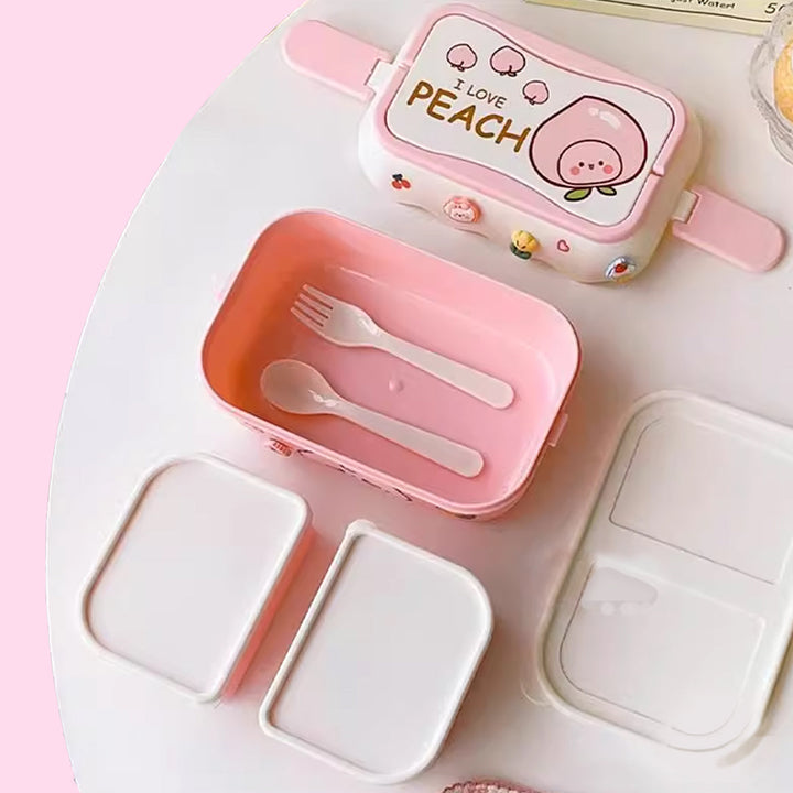 Lisslune | Fruity Double Decker Bento Box