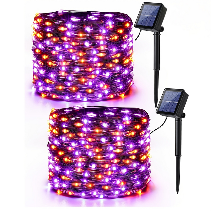 Lisslune | Solar-Powered Fairy Lights – Outdoor Halloween String Decoration