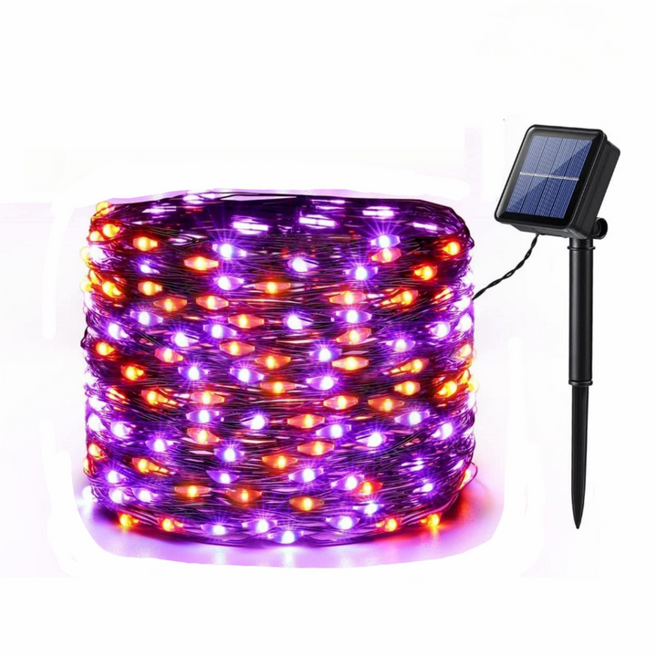 Lisslune | Solar-Powered Fairy Lights – Outdoor Halloween String Decoration
