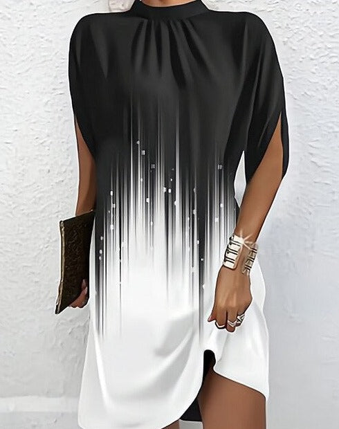 Lisslune | Fashion dress with bat sleeves