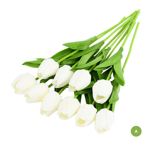 Lisslune | Fashion Tulip Artificial Flowers For maintenance-free creative home decor Floral Displays For living room dining room Nordic Home Decoration