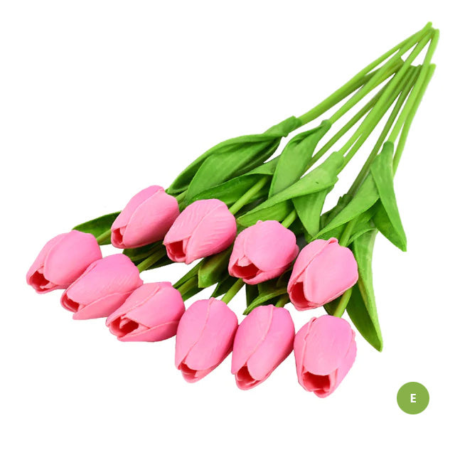 Lisslune | Fashion Tulip Artificial Flowers For maintenance-free creative home decor Floral Displays For living room dining room Nordic Home Decoration
