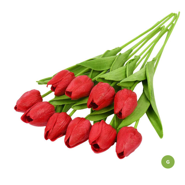 Lisslune | Fashion Tulip Artificial Flowers For maintenance-free creative home decor Floral Displays For living room dining room Nordic Home Decoration