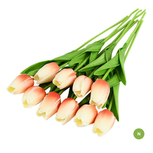 Lisslune | Fashion Tulip Artificial Flowers For maintenance-free creative home decor Floral Displays For living room dining room Nordic Home Decoration
