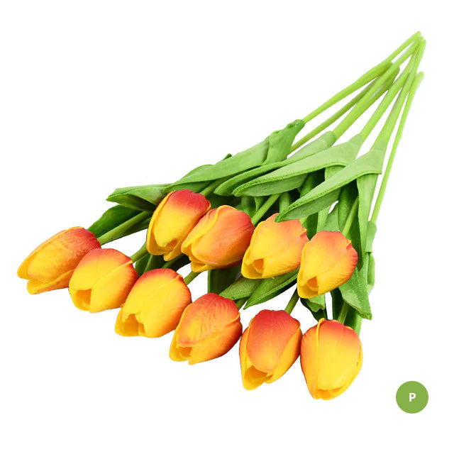 Lisslune | Fashion Tulip Artificial Flowers For maintenance-free creative home decor Floral Displays For living room dining room Nordic Home Decoration
