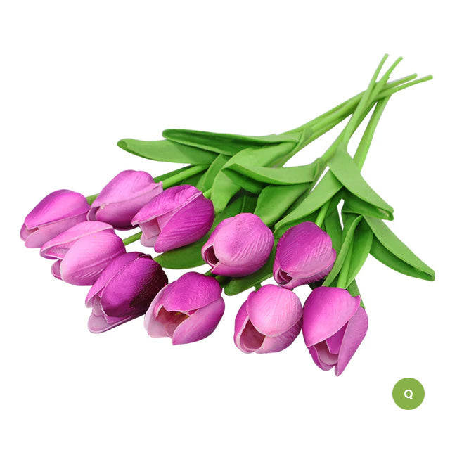 Lisslune | Fashion Tulip Artificial Flowers For maintenance-free creative home decor Floral Displays For living room dining room Nordic Home Decoration