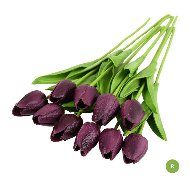 Lisslune | Fashion Tulip Artificial Flowers For maintenance-free creative home decor Floral Displays For living room dining room Nordic Home Decoration