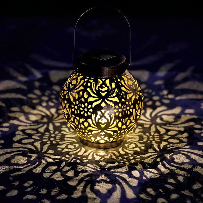 Lisslune | AmbientGlow - Solar lamp with floral pattern