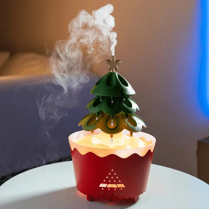 Lisslune | Christmas Tree Aroma Diffuser with LED Lighting for Festive Relaxation