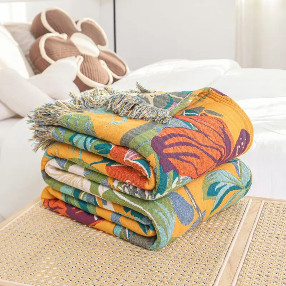 Lisslune | Festival Tropics Cotton Blanket