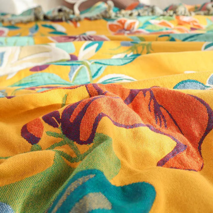 Lisslune | Festival Tropics Cotton Blanket