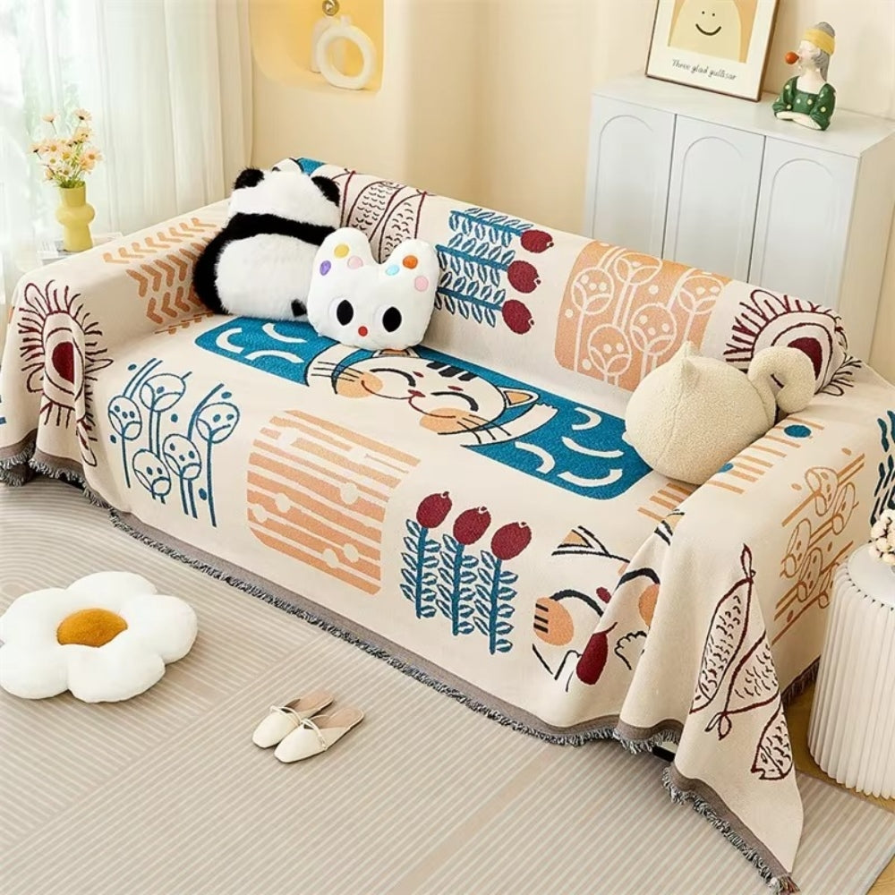 Lisslune | Fiesta Woven Sofa Cover