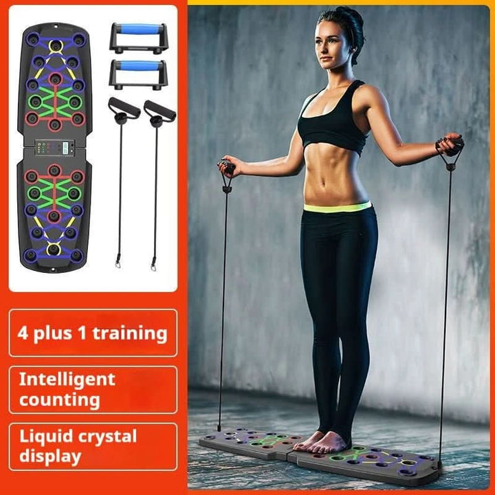 Lisslune | Complete Fitness Set for Home with Resistance Bands & AB Roller