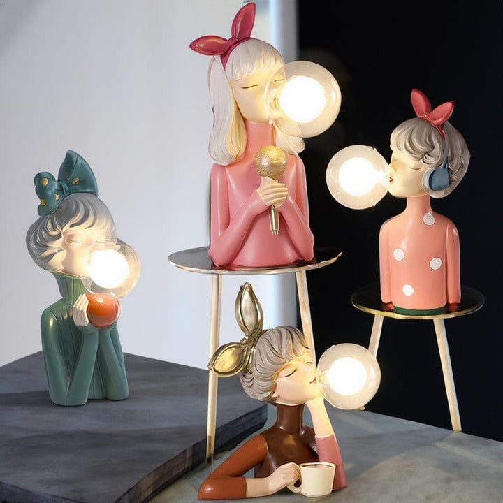 Lisslune | Fleur - Playful table lamp with unique figure designs and energy-efficient LED lighting