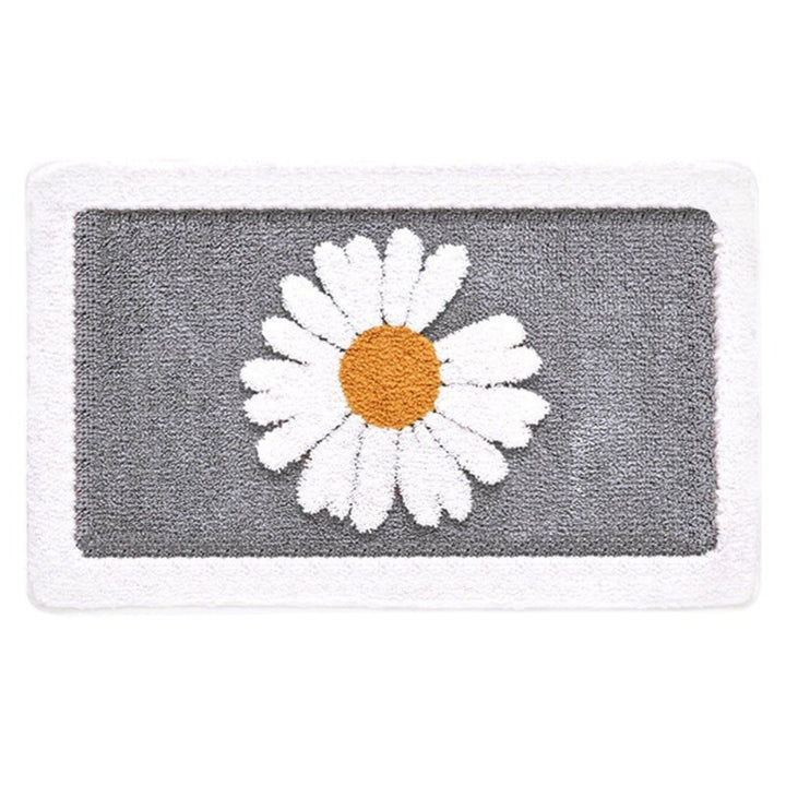 Lisslune | Fleur Plush Floral Bath Mat