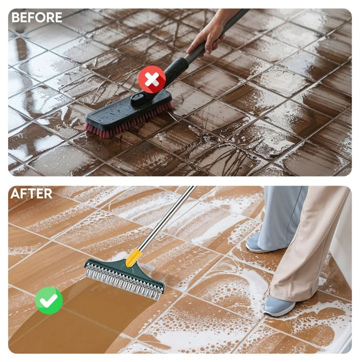 Lisslune | 2-in-1 Cleaning Brush for Floors & Tiles