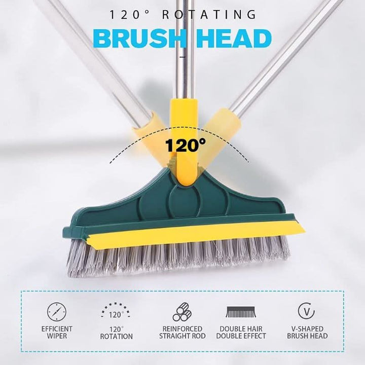 Lisslune | 2-in-1 Cleaning Brush for Floors & Tiles