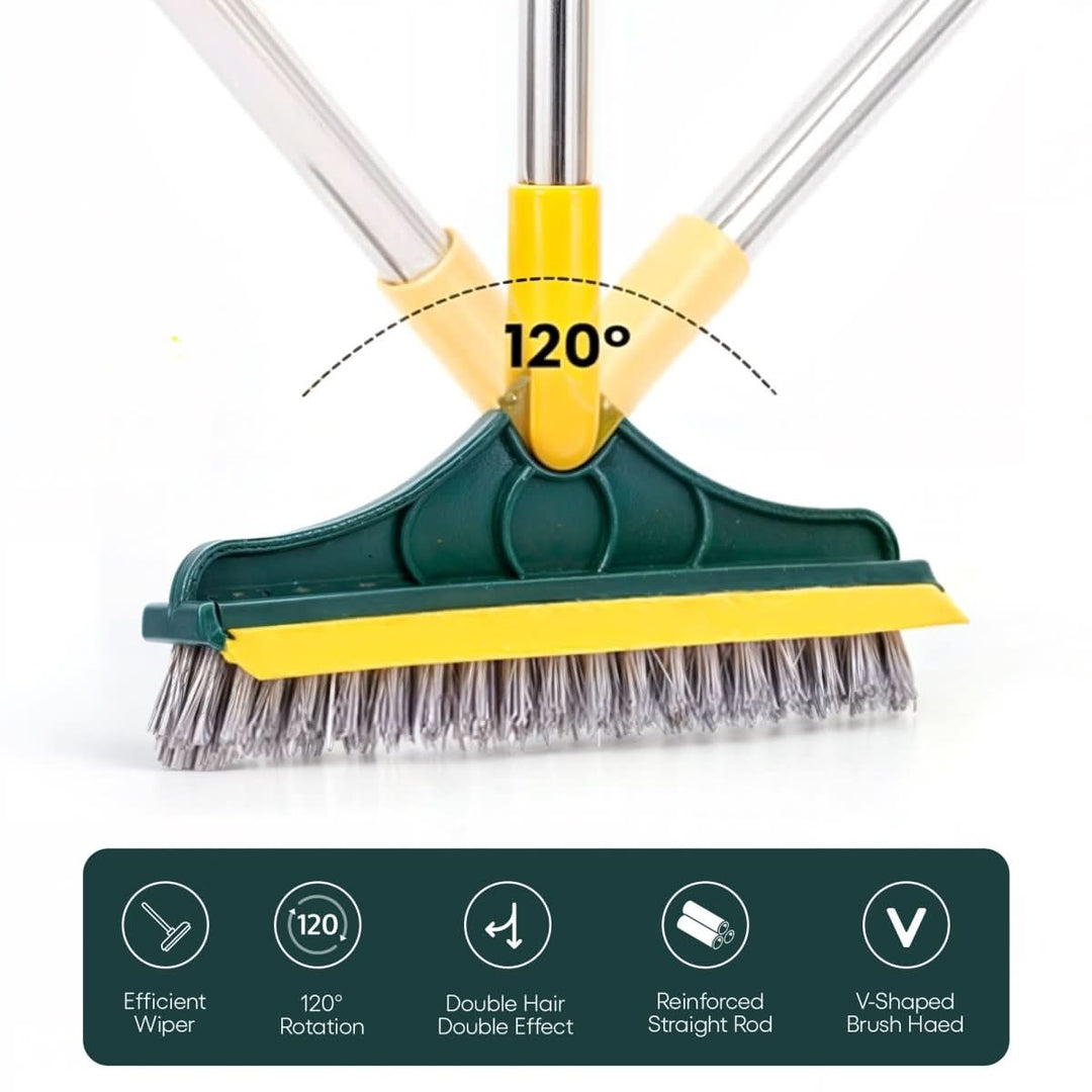 Lisslune | 2-in-1 Cleaning Brush for Floors & Tiles