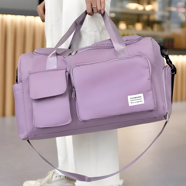 Lisslune | Waterproof Travel Bag with Shoe Compartment – Lightweight Weekend Bag with Plenty of Storage Space