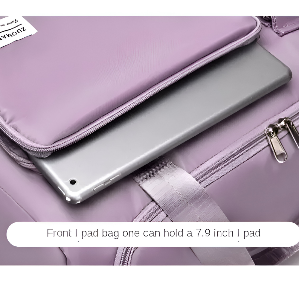 Lisslune | Waterproof Travel Bag with Shoe Compartment – Lightweight Weekend Bag with Plenty of Storage Space