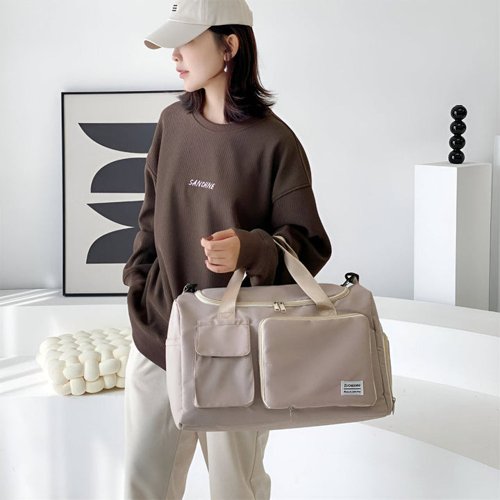 Lisslune | Waterproof Travel Bag with Shoe Compartment – Lightweight Weekend Bag with Plenty of Storage Space