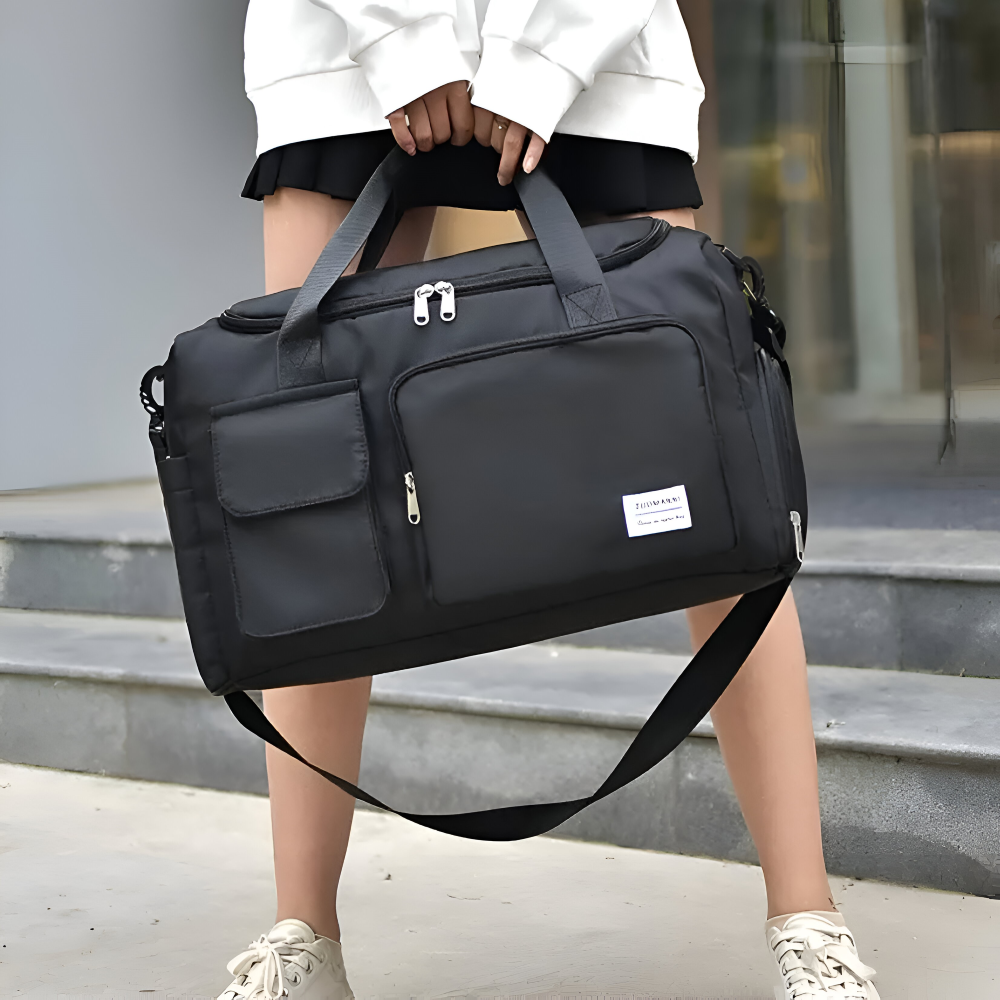 Lisslune | Waterproof Travel Bag with Shoe Compartment – Lightweight Weekend Bag with Plenty of Storage Space
