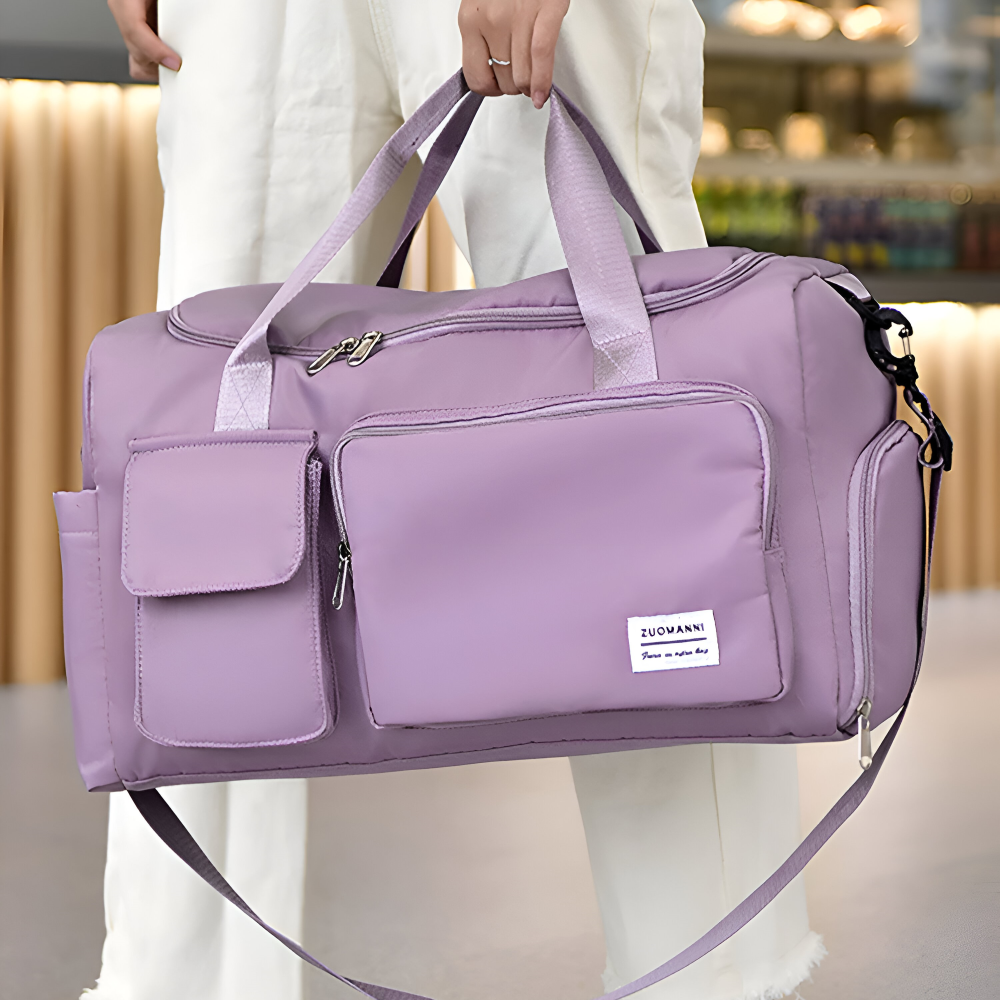 Lisslune | Waterproof Travel Bag with Shoe Compartment – Lightweight Weekend Bag with Plenty of Storage Space