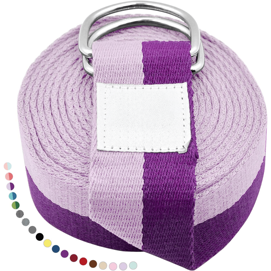 Lisslune | Adjustable Stretch Band for Yoga & Flexibility Training