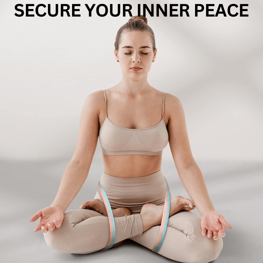 Lisslune | Adjustable Stretch Band for Yoga & Flexibility Training