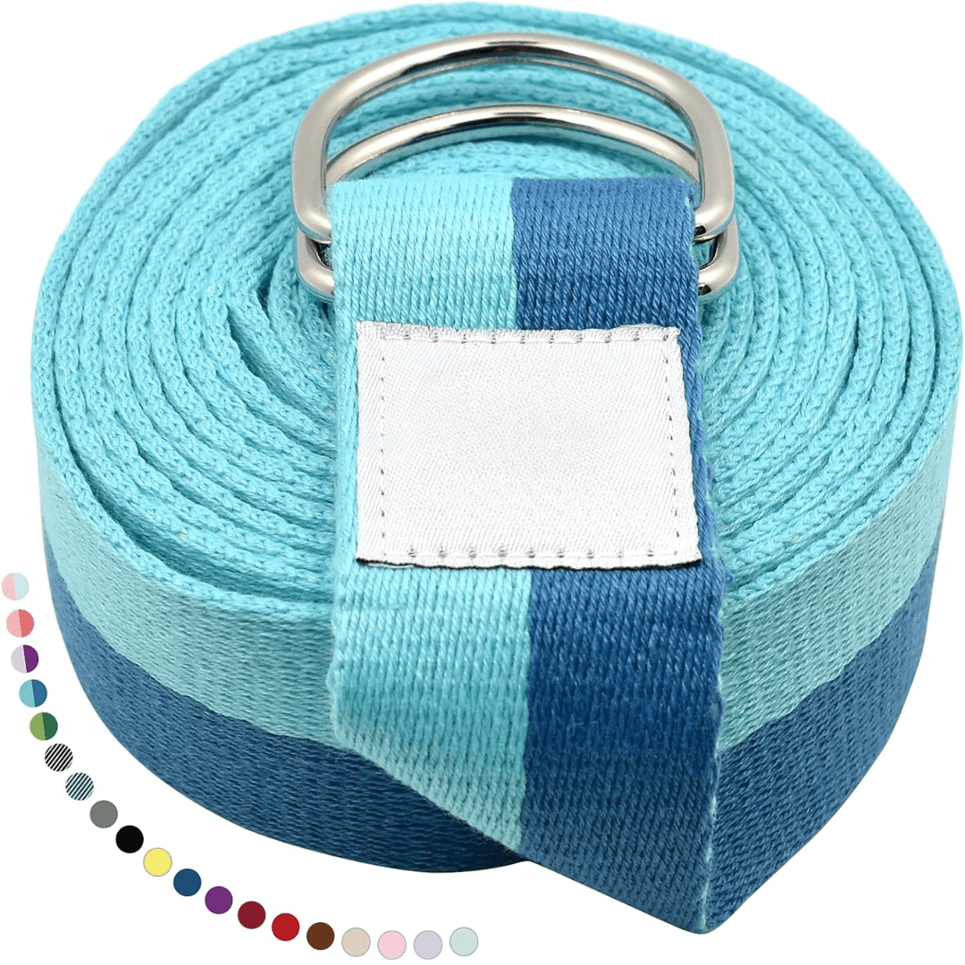 Lisslune | Adjustable Stretch Band for Yoga & Flexibility Training