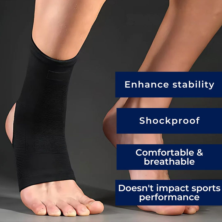 Lisslune | Ankle Support Brace for Injury Prevention, Pain Relief, and Daily Comfort - Adjustable Stability for Sports & Recovery