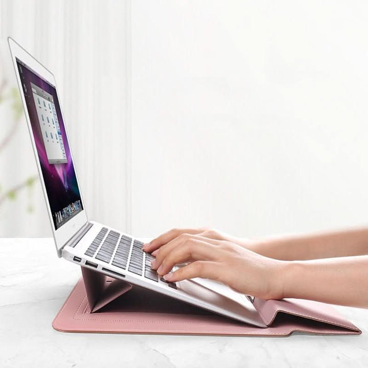 Lisslune | Water-resistant laptop case with stand function & shock protection