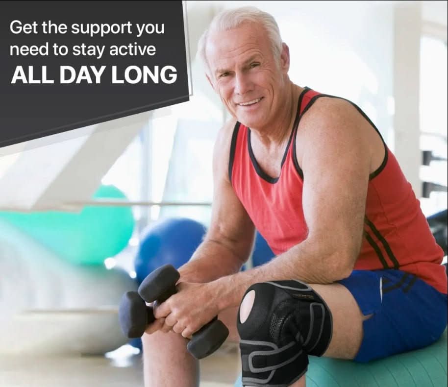 Lisslune | Adjustable knee brace with spring support for larger sizes