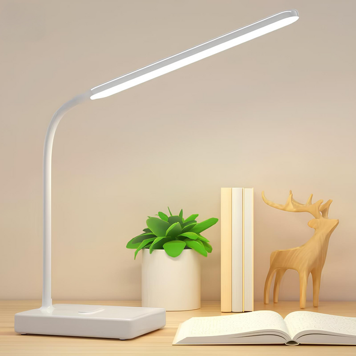 Lisslune | LumoFlex Adjustable Desk Lamp – Rechargeable or Plug-In with Flexible Neck & Dimmable Light