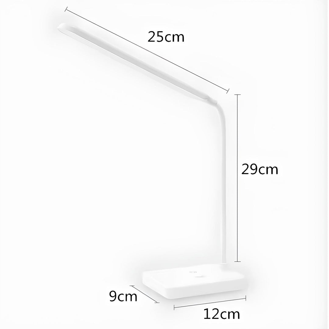 Lisslune | LumoFlex Adjustable Desk Lamp – Rechargeable or Plug-In with Flexible Neck & Dimmable Light