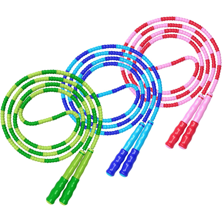 Lisslune | Flexirope – Adjustable Beaded Jump Rope for Effective Cardio Training