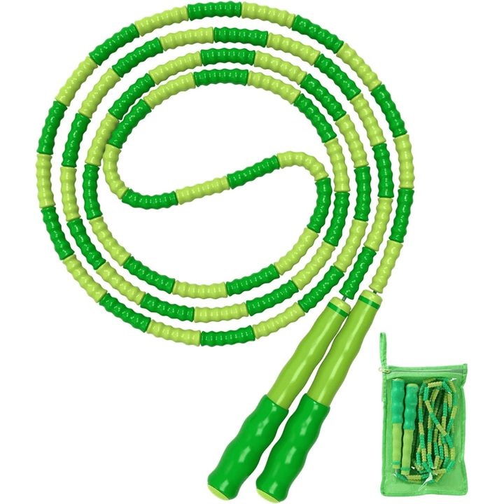 Lisslune | Flexirope – Adjustable Beaded Jump Rope for Effective Cardio Training