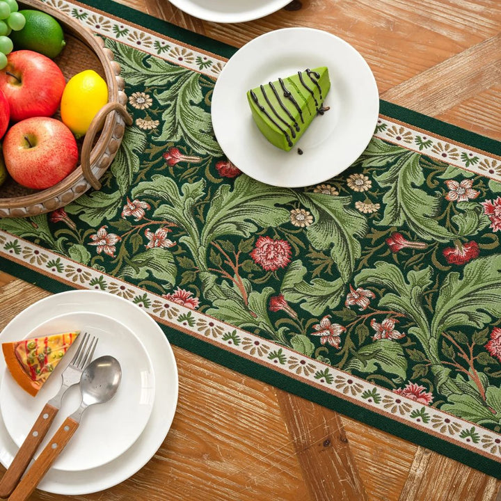 Lisslune | Flora Vine Embroidered Table Runner