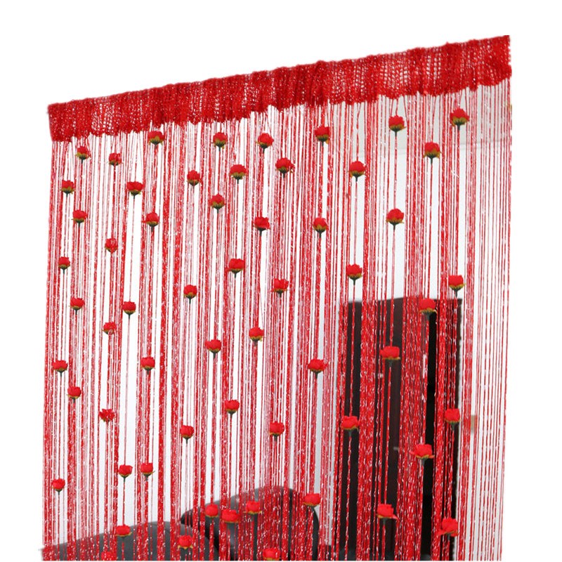 Lisslune | Floral Decorative Hanging Room Divider Curtain