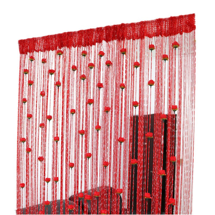 Lisslune | Floral Decorative Hanging Room Divider Curtain