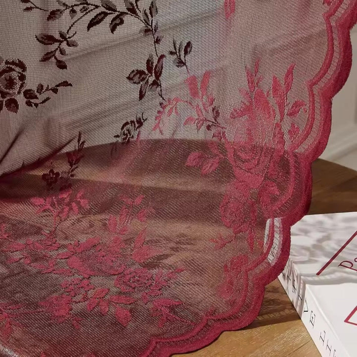 Lisslune | Floral Grace Sheer Curtains
