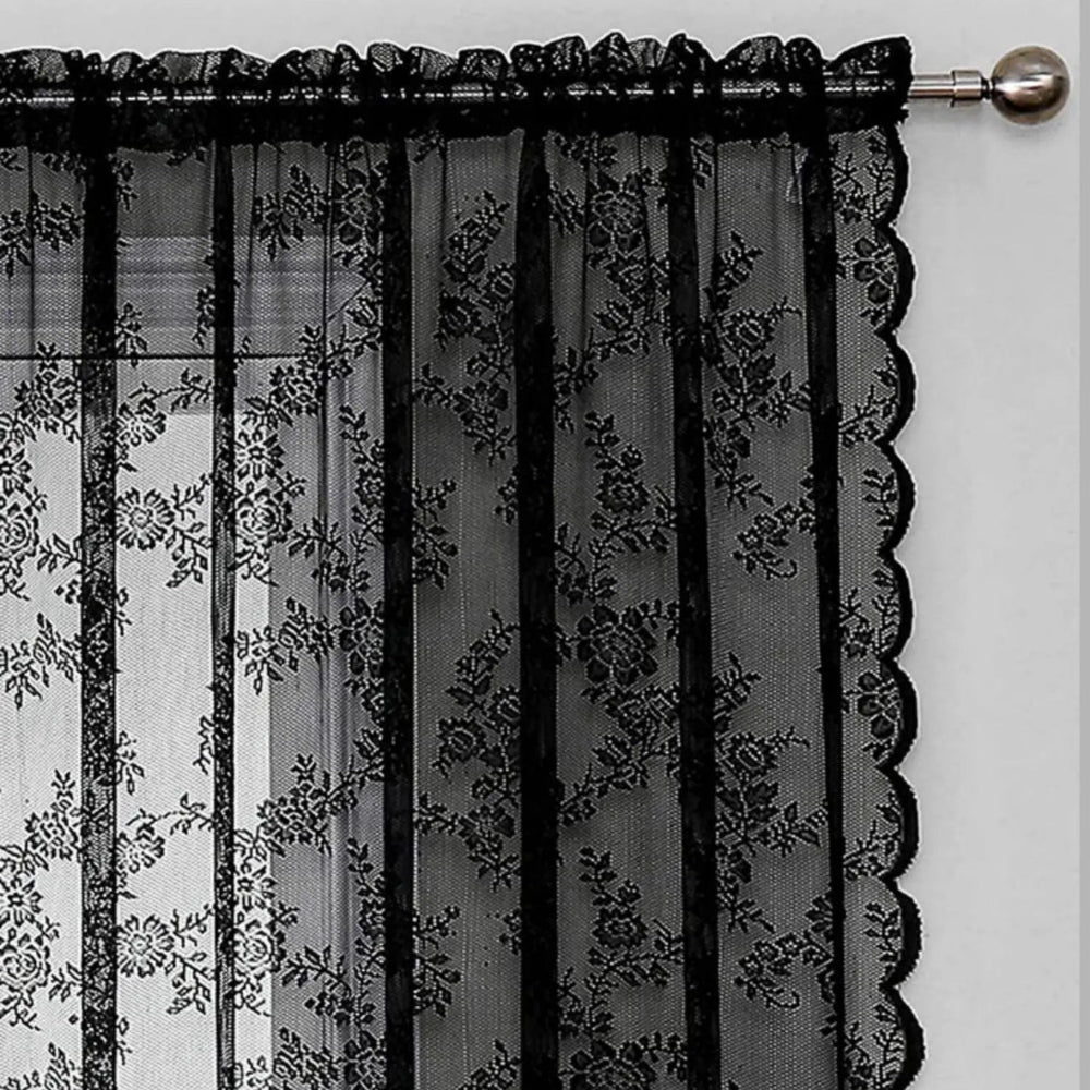 Lisslune | Floral Grace Sheer Curtains