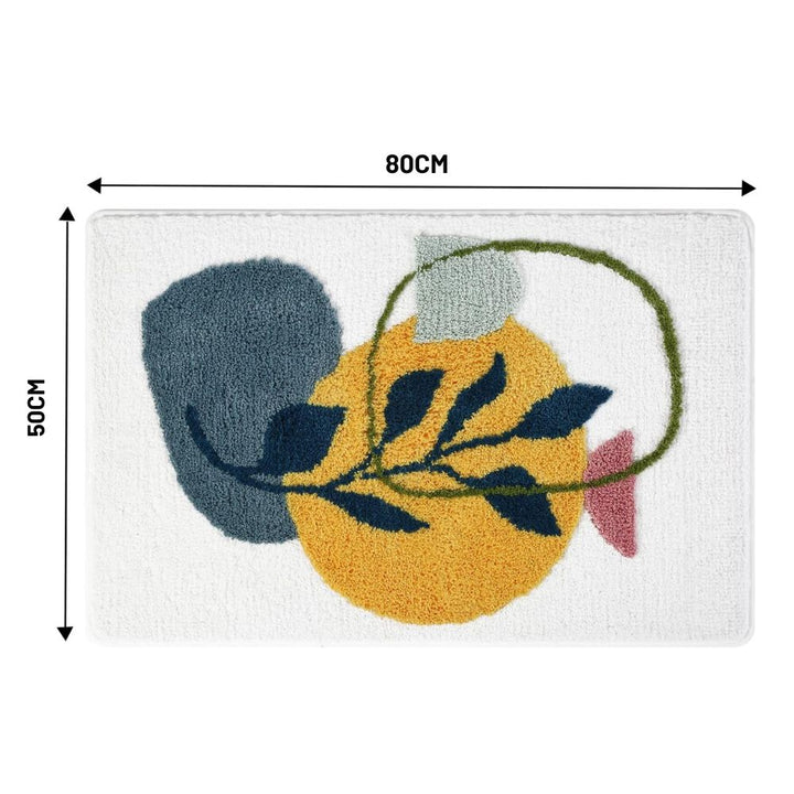 Lisslune | Floral Non-Slip Bathmat