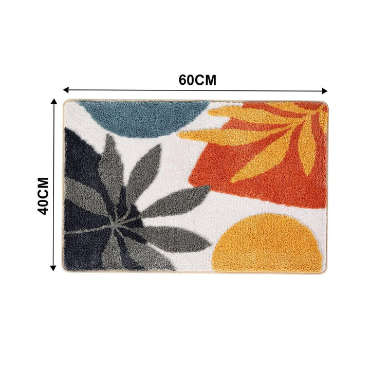 Lisslune | Floral Non-Slip Bathmat