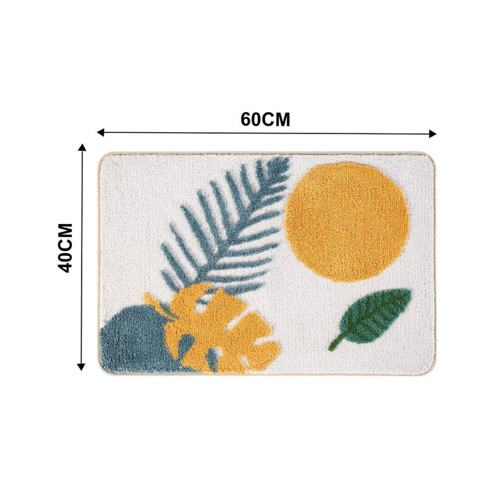 Lisslune | Floral Non-Slip Bathmat