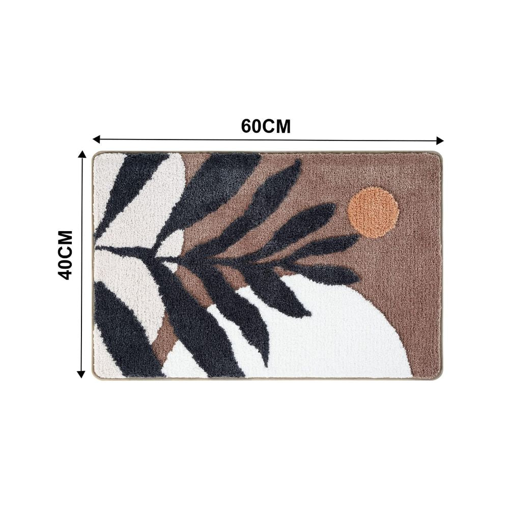 Lisslune | Floral Non-Slip Bathmat