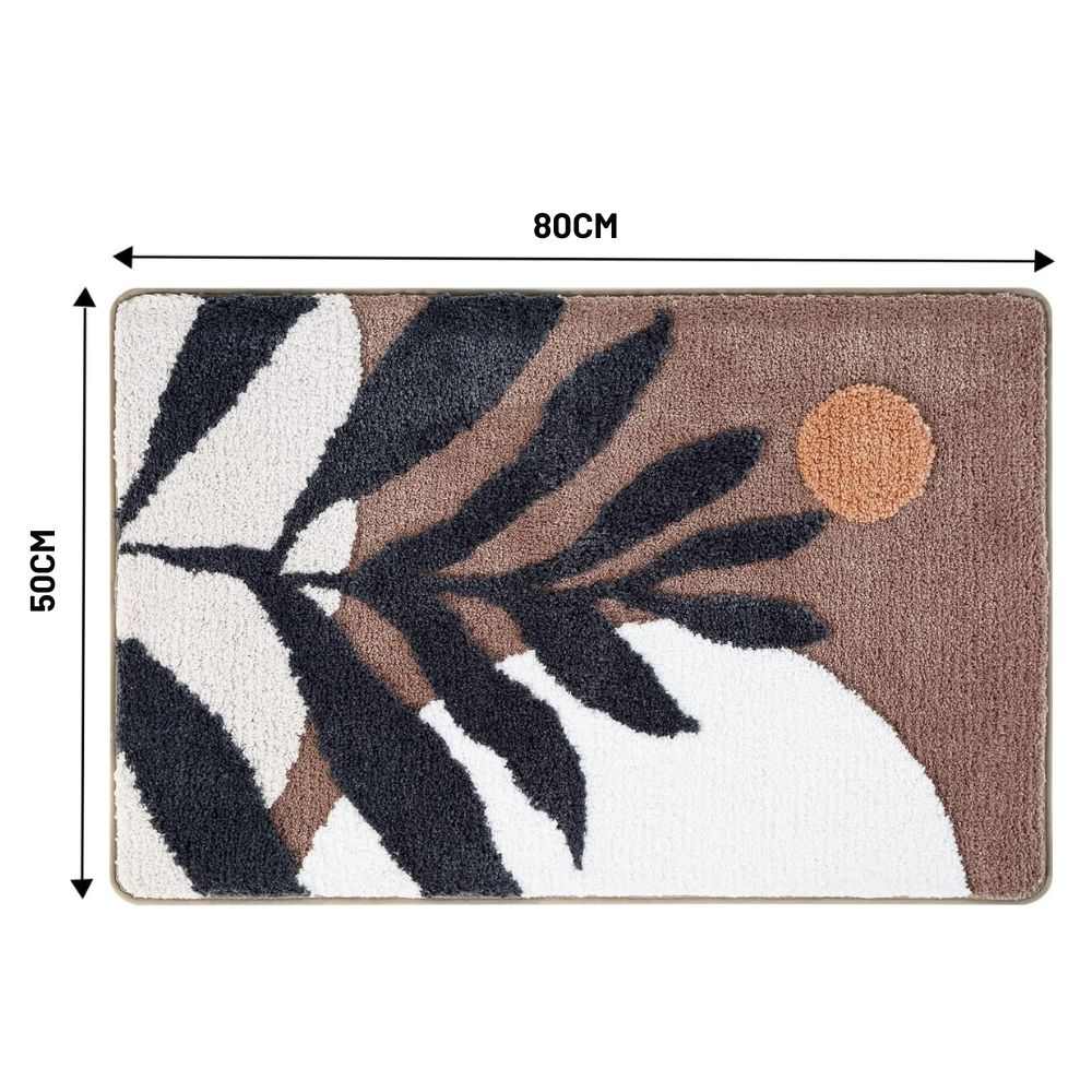Lisslune | Floral Non-Slip Bathmat