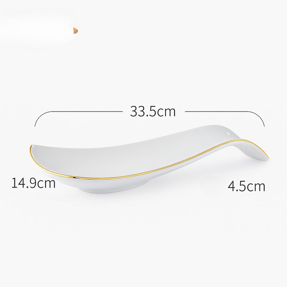 Lisslune | Flowline Ceramic Cooking Spoon Rest