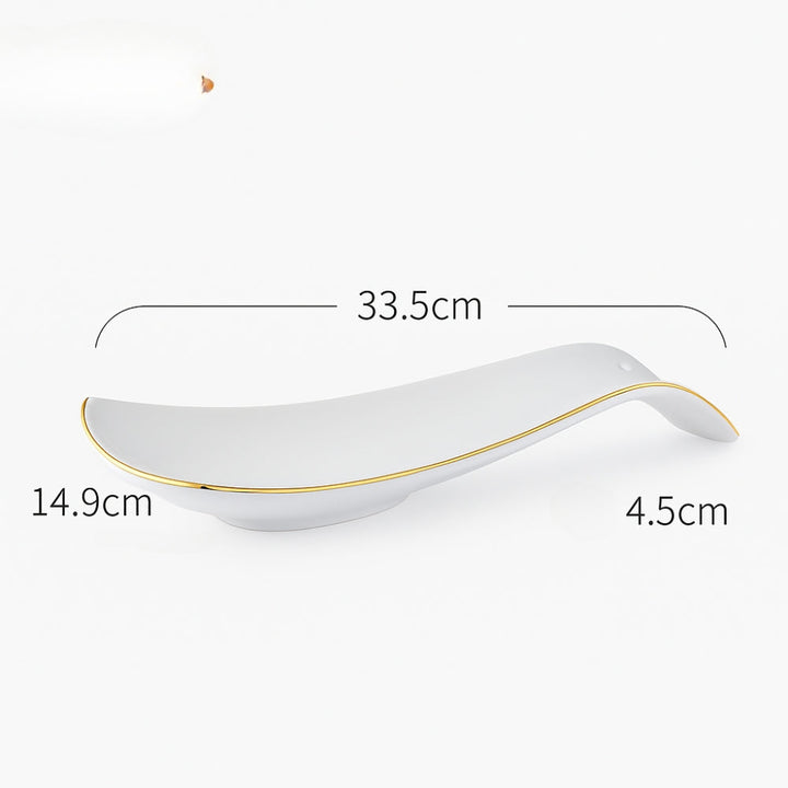 Lisslune | Flowline Ceramic Cooking Spoon Rest