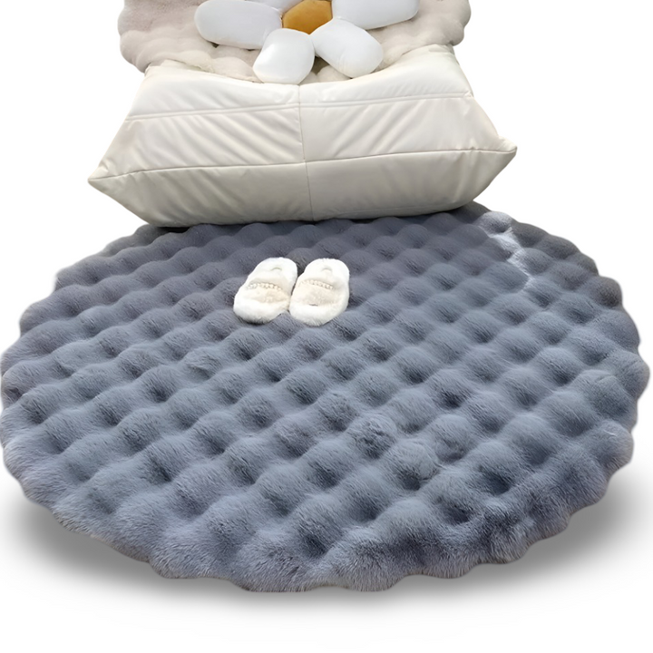 Lisslune | Round Velvet Soft Non-Slip Floor Mat – Cozy Fleece Home Decoration